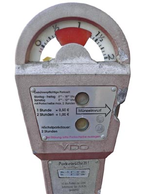 Parkuhr "VDO-ALT"  auf Ständer